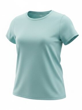 torrid Light Teal Short-Sleeve Crewneck Tee